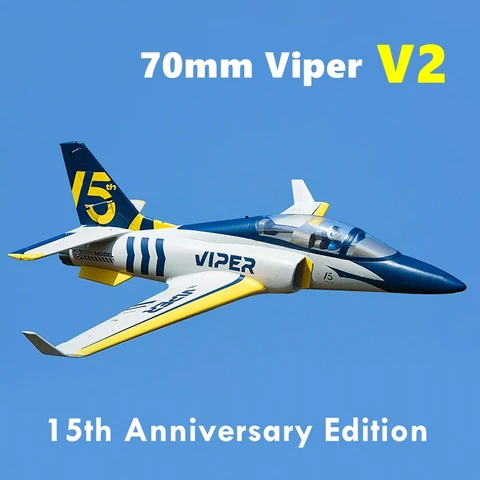 FMSRC RC самолет 70 мм Viper V2 Ducted Fan EDF Jet Trainer 6S 6CH с убирающими клапаны PNP модель Хобби самолет