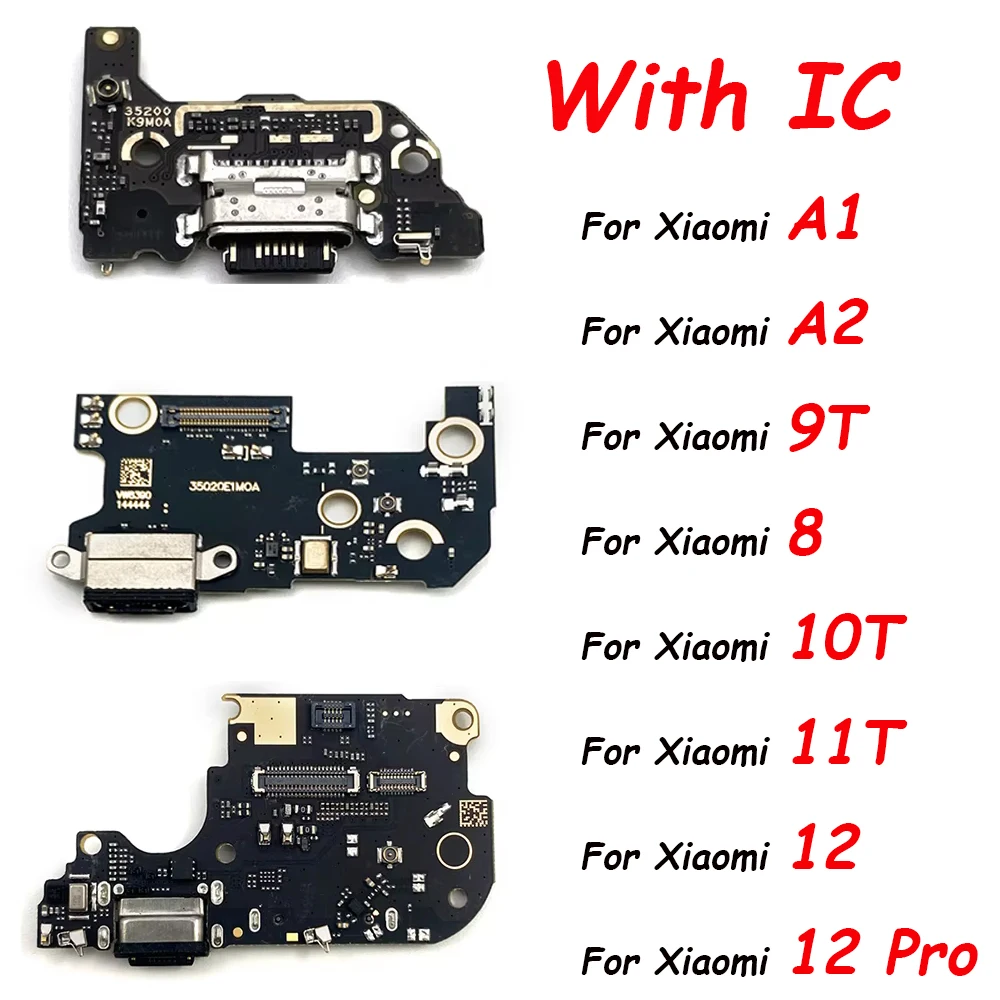 20 шт. для Xiaomi Mi 10T 9T 10 11T Pro Mi10T 12T 11 A1 USB Sub Mic Board Док-станция Разъем зарядного
