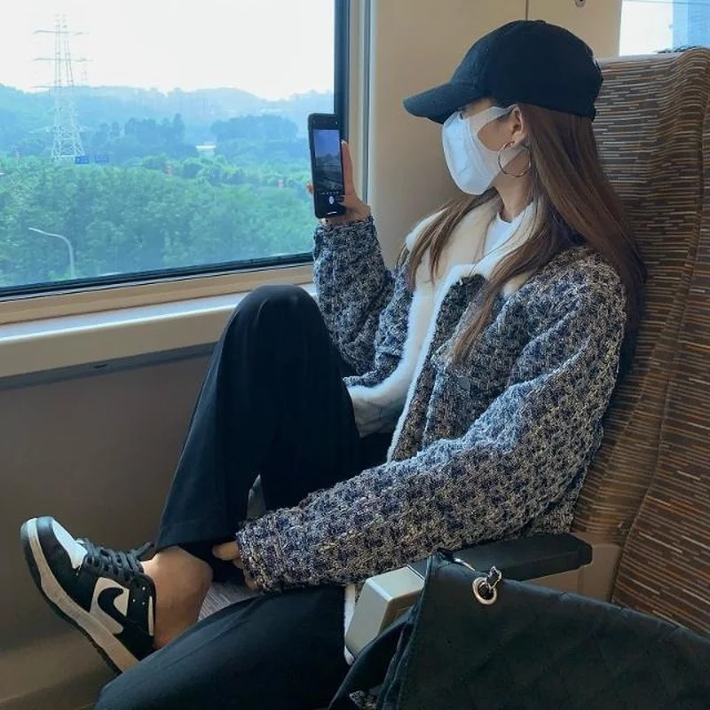 Corduroy Winter Coat Women Puffer Jacket Winter New Korean Style Long Ladies Over-the-knee Cotton Padded Jacket Keep Warm