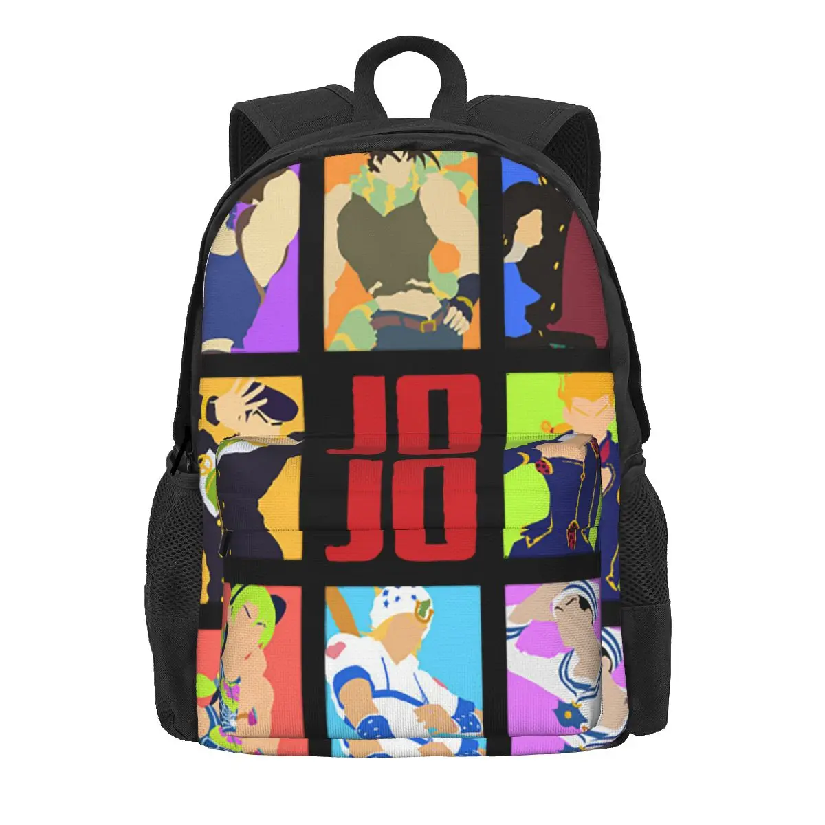 

Jojos Bizarre Adventure Women Backpack Children School Bag Anime Jotaro Manga Laptop Mochila Teenage Large Capacity Rucksack