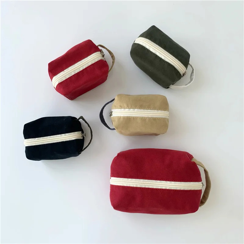 

Simple Women's Makeup Cosmetic Bag Coin Purse Wallet Teacher Gifts Small Earphone Lipsticks Storage Organizer Pouch Case