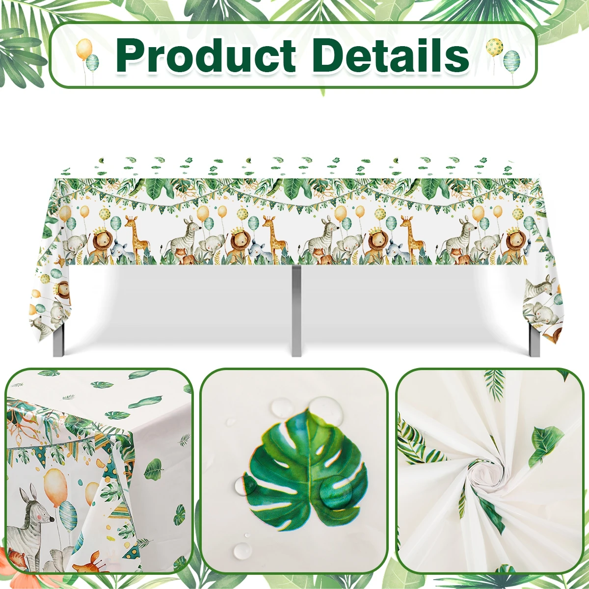 Джунгли искусственный дикий один лес сафари украшения для дня рождения Детские