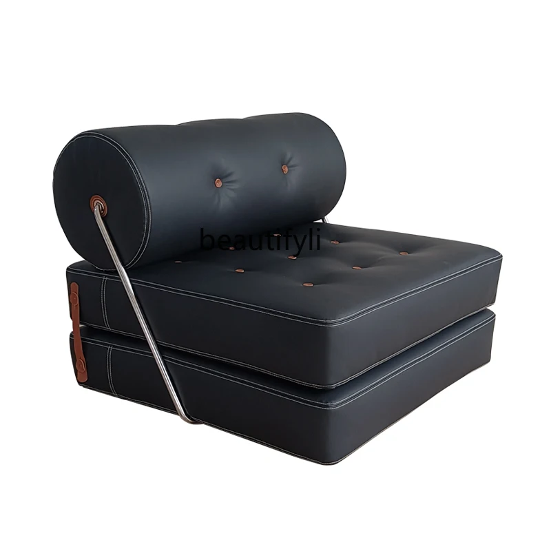 Диван-модуль ленивый диван классический диван-кровать джинсовая ткань ретро