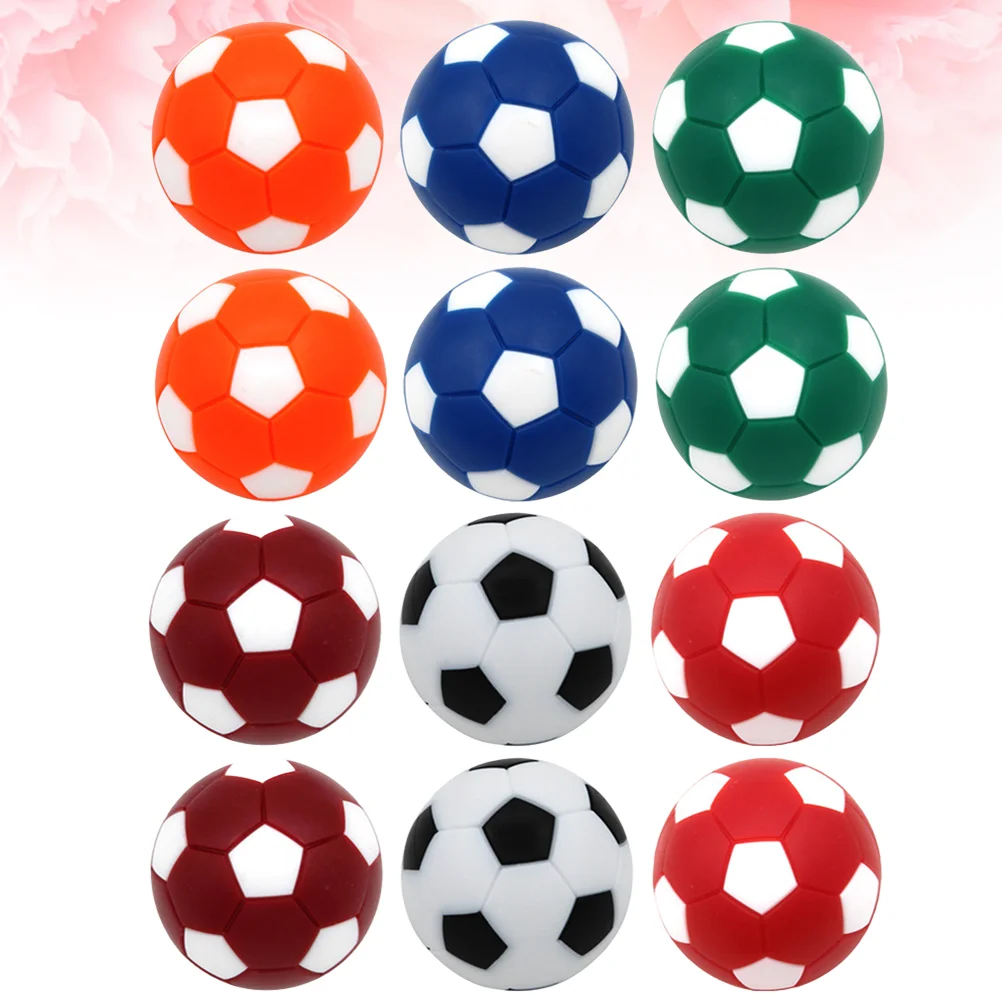 

12PCS Table Football Balls Replacement Foosballs Replacement Footballs Foosball Table Balls Foosball Soccer Balls