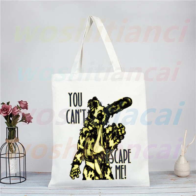 

Springtrap Shopping Bag Eco Canvas Shopper Bolsas De Tela Bag Shoping Reusable Sacolas