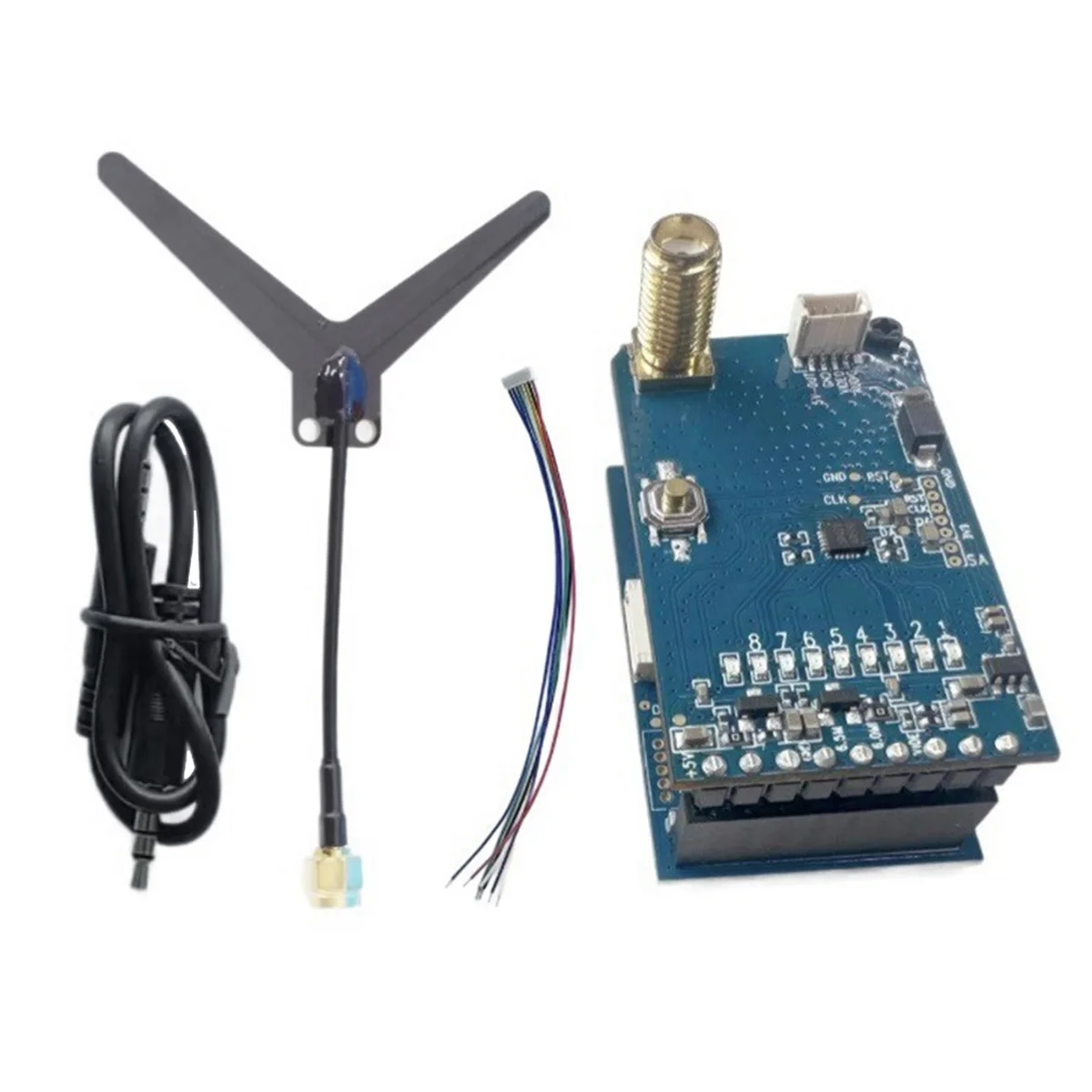 1.2G 1.3G VRX 8-канальный видеоприемник FPV с голосовой функцией PAL/NTSC 2-6S для очков FatShark