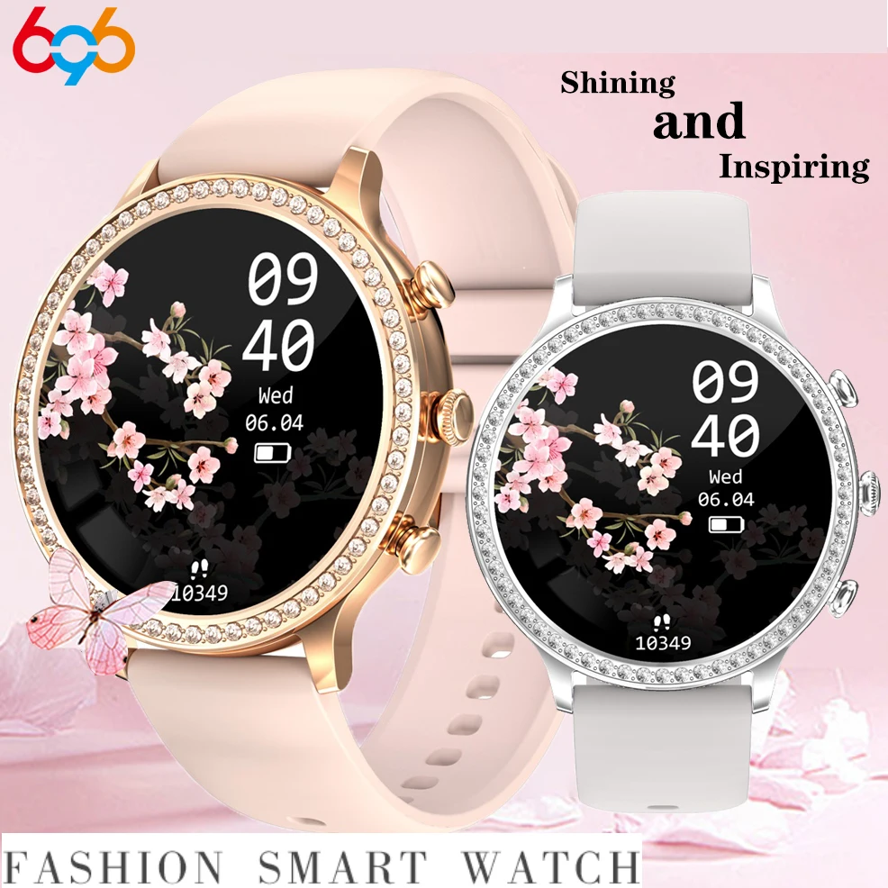 

New Lady Blue Tooth Call Music Playing Smart Watch AI Voice Assistant Heart Rate Monitoring Women Smartwatch Fitness Bracelet