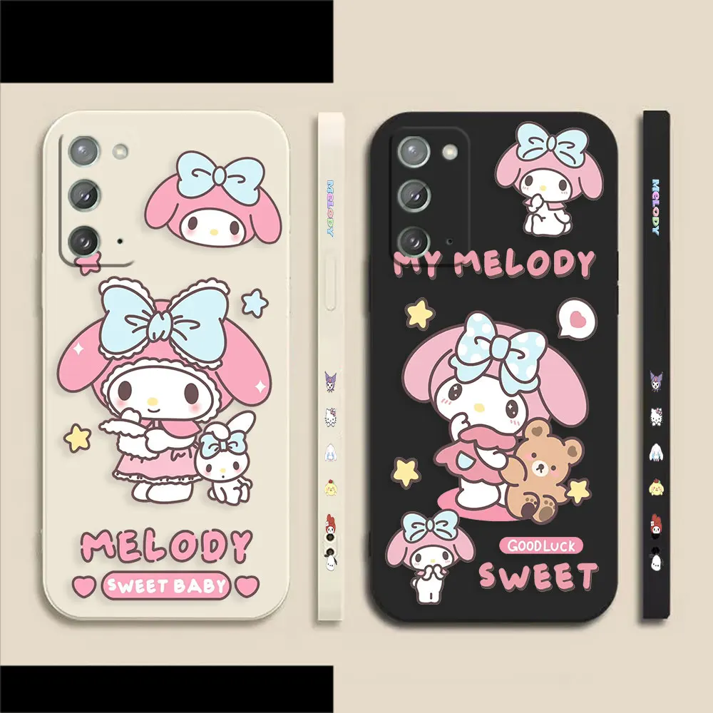 

Anime Cartoon My Melody Case For Samsung A50 A30 A20S A10S A10 Note 20 10 9 M32 M22 M10S M40S A20 Pro Plus Lite Ultra 4G 5G Case