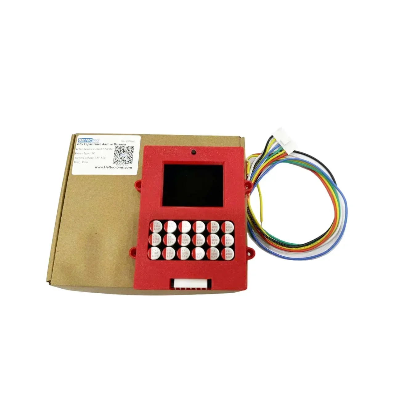 Эквалайзер Heltec с TFT-дисплеем 6S 5A Активный балансир с напряжением Lifepo4 LTOакумулятор Тестер напряжения Эквалайзер передачи энергии (art.: 3920cb24cffcb) - 3920cb24cffcb