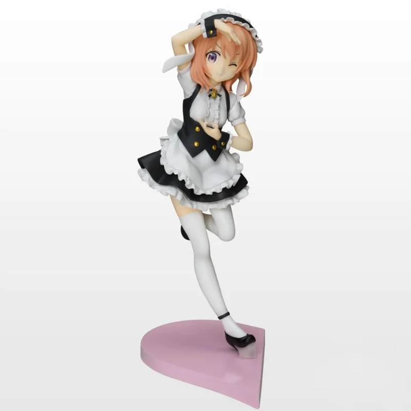 

SEGA Original:Is the order a rabbit Hoto Kokoa Kirima Syaro 17cm PVC Action Figure Anime Figure Model Toys Figure Doll Gift