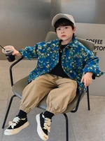boys autumn coat 2022 new children spring and autumn fashionable korean style childrens casual jacket babys top trendy