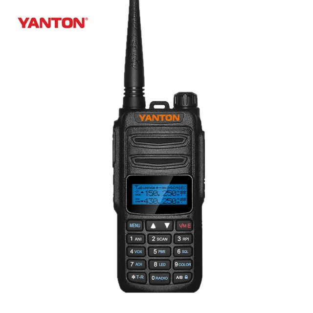 YANTON T-UV3D Walkie Talkie VHF/UHF FM DTMF Dual Band Ham Two-way Radios Professional Wireless set 10Km