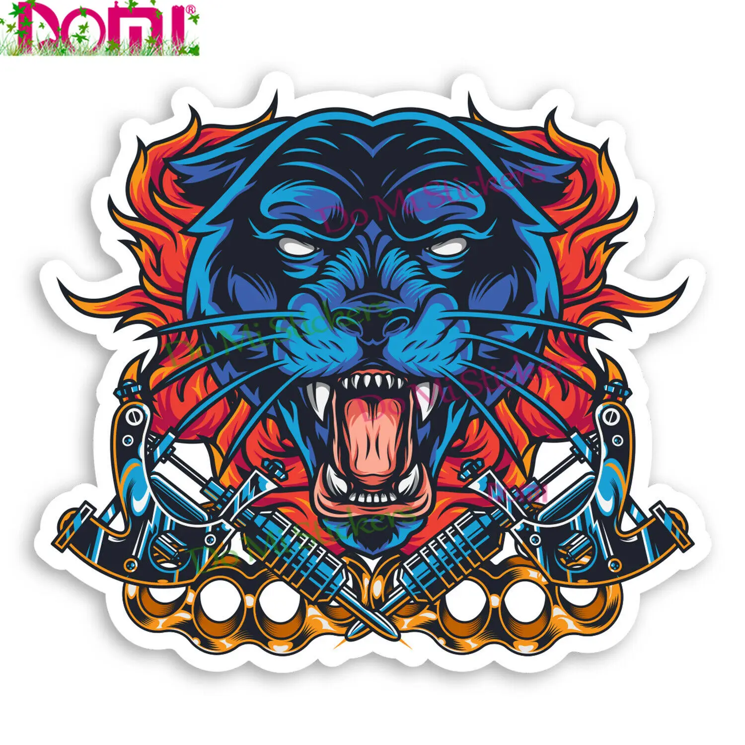 Виниловые наклейки с изображением черной Пантеры-большой кот искусственная