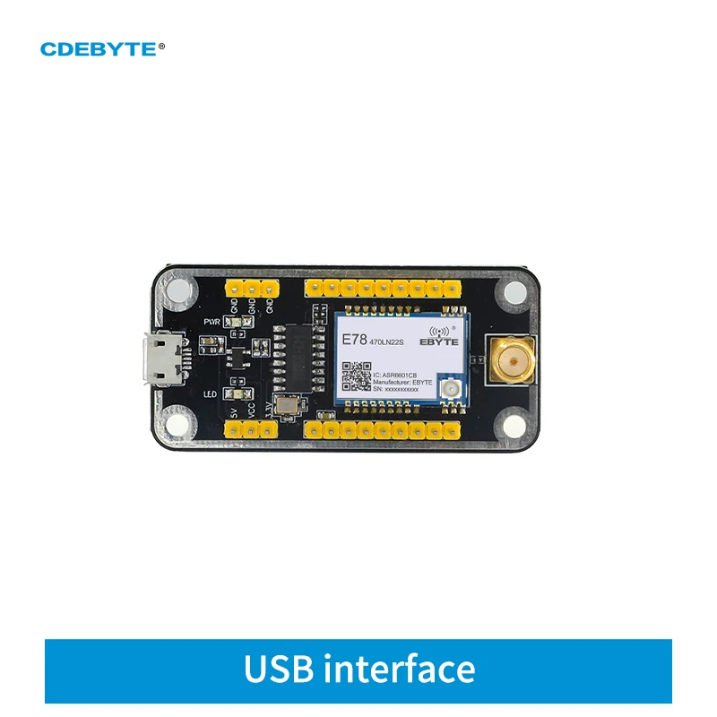 

UART Wireless Module Test Board CDEBYTE E78-400TBL-02 Pre-soldered E78-470LN22S(6601) For E78 Series USB Interface Test Kit