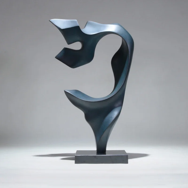 Скандинавская креативная абстрактная фигурка украшение для дома бронзовые