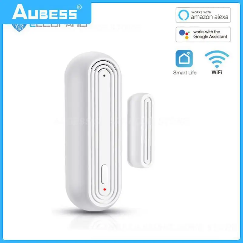 

90db Window Sensor Dc3v Door Sensor Mini Security-protection Door Magnetic Alarm Support Amazon Alexa Google Assistan Wifi