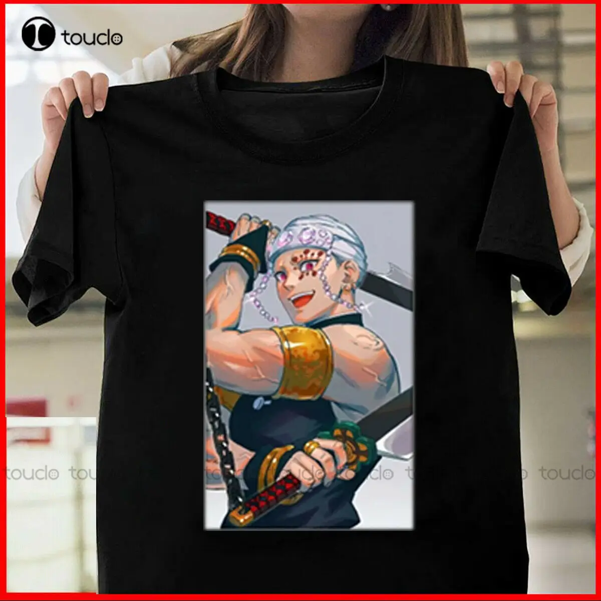 

Распродажа! Футболка мужская оверсайз с рисунком из аниме «рассекающий демонов», Размеры S _ 5xl