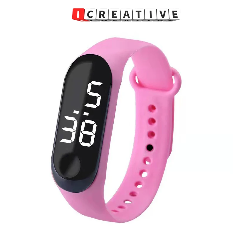 

M3 Led Wristwatch Fitness Color Screen Smart Sport Bracelet Activity Running Tracker Heart Rate for Men Women Silicone Watch