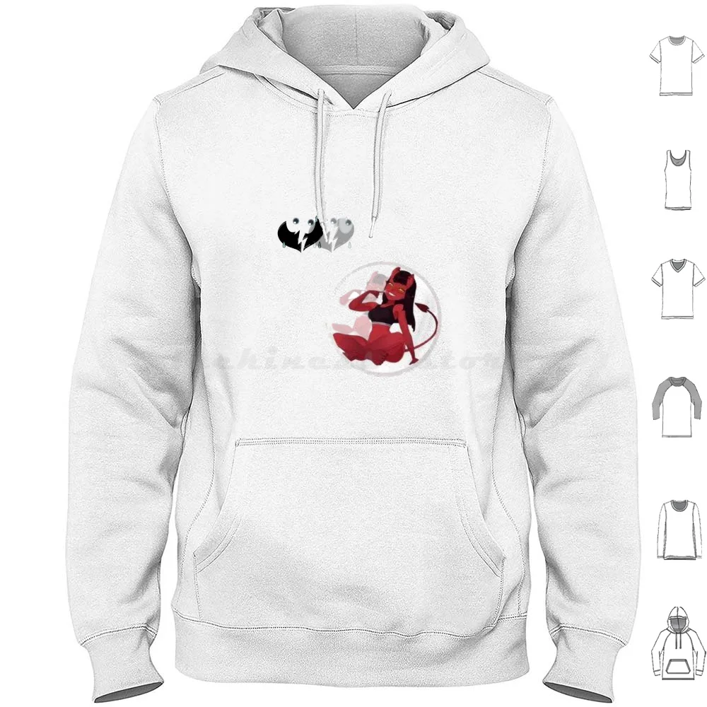 

Толстовки с длинным рукавом Meru The Succubus Devil Bad Girl Monster Girl Meru The