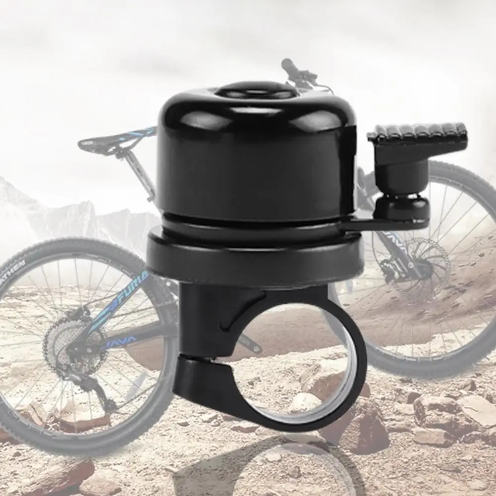 

Bike Thumb Bell Compact Cycling Alarm Minimalist Look Electroplating Quality Bike Thumb Bell Tracer Cover