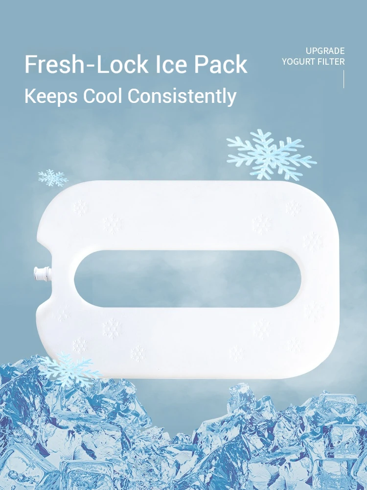 Фото ICE Pack Bento Box Разделитель соуса Fresh Sala Box ICE Ланч-бокс Герметичный пикник с вилкой и ложкой для детей Школьный офис №3
