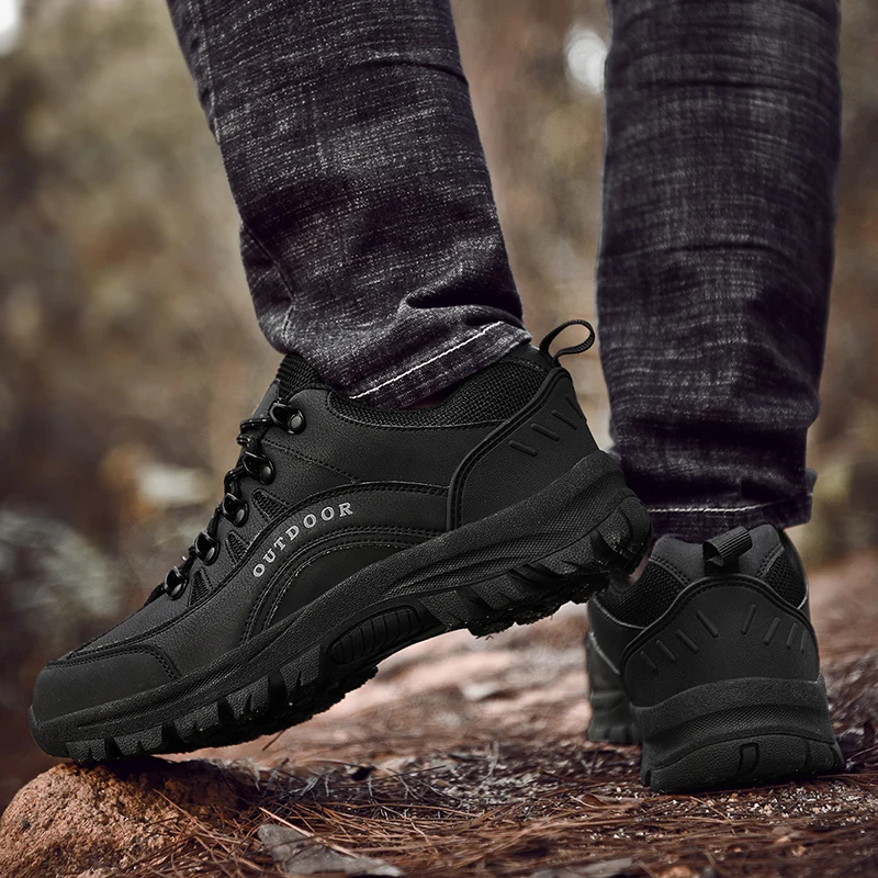 New High Quality Men Trekking Outdoor Hiking Shoes Trail Trekking Shoes Non-slip Sneakers Breathable Climbing Tactical Sneakers