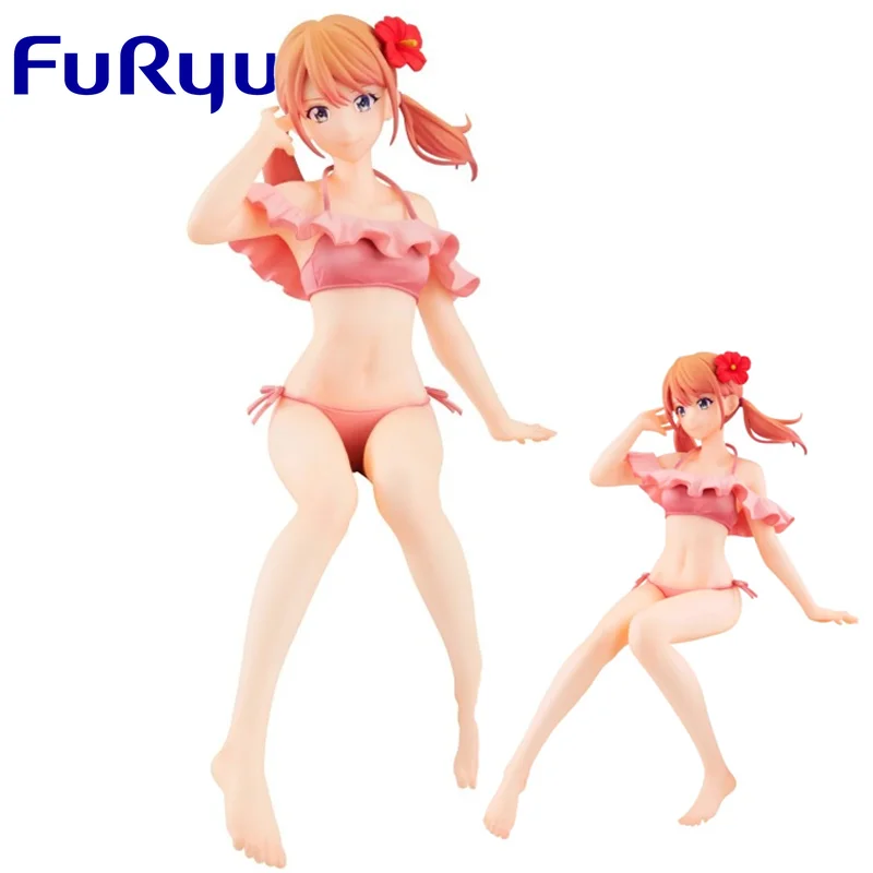

Furyu Original Noodle Stopper Goddess Cafe Terrace Anime Riho Tsukishima Action 14cm PVC Figure Toys Kids Birthday Gifts Model