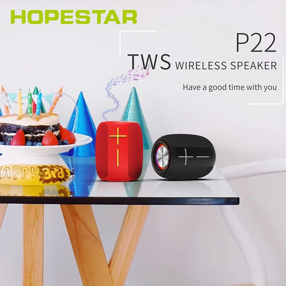 

Мобильный телефон HOPESTAR P22, портативная, bluetooth-колонка, беспроводная, светодиодсветильник ка, поддержка FM, AUX, TWS