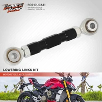lowering links kit for ducati 848evo 1098 1198sr streetfighters 1100 2007 2015 motorcycle rear suspension linkage drop lever