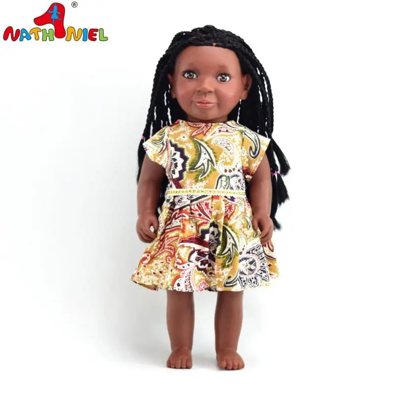 

China factory production good quality black fashion doll for kids