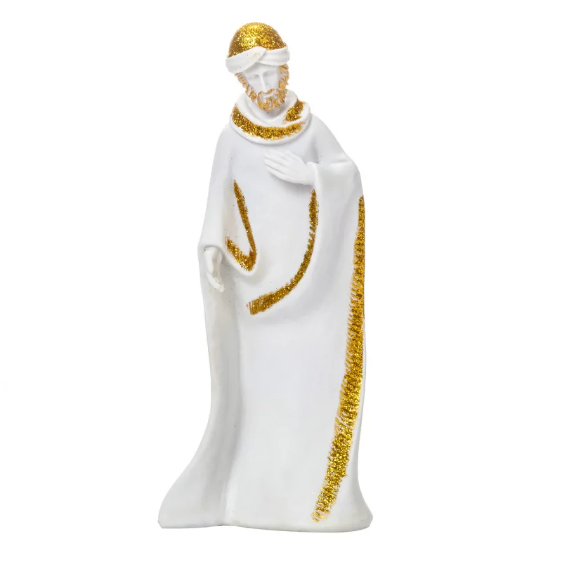 

New Western Angel Sculpture Creative Resin Crafts Jesus Series Home Candlestick Decoration Gifts Office Accessories Room Decor
