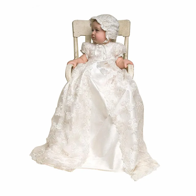 

Детское кружевное платье с аппликацией, на Возраст 3-24 месяца