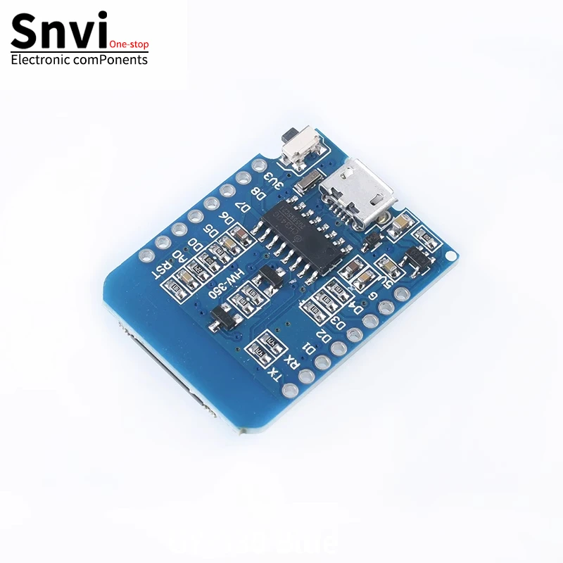 snvi Wemos D1 Mini TYPE-C/MICRO USB ESP8266 ESP-12F CH340G V2 WIFI Макетная плата NodeMCU Lua IOT Board 3 В с контактами