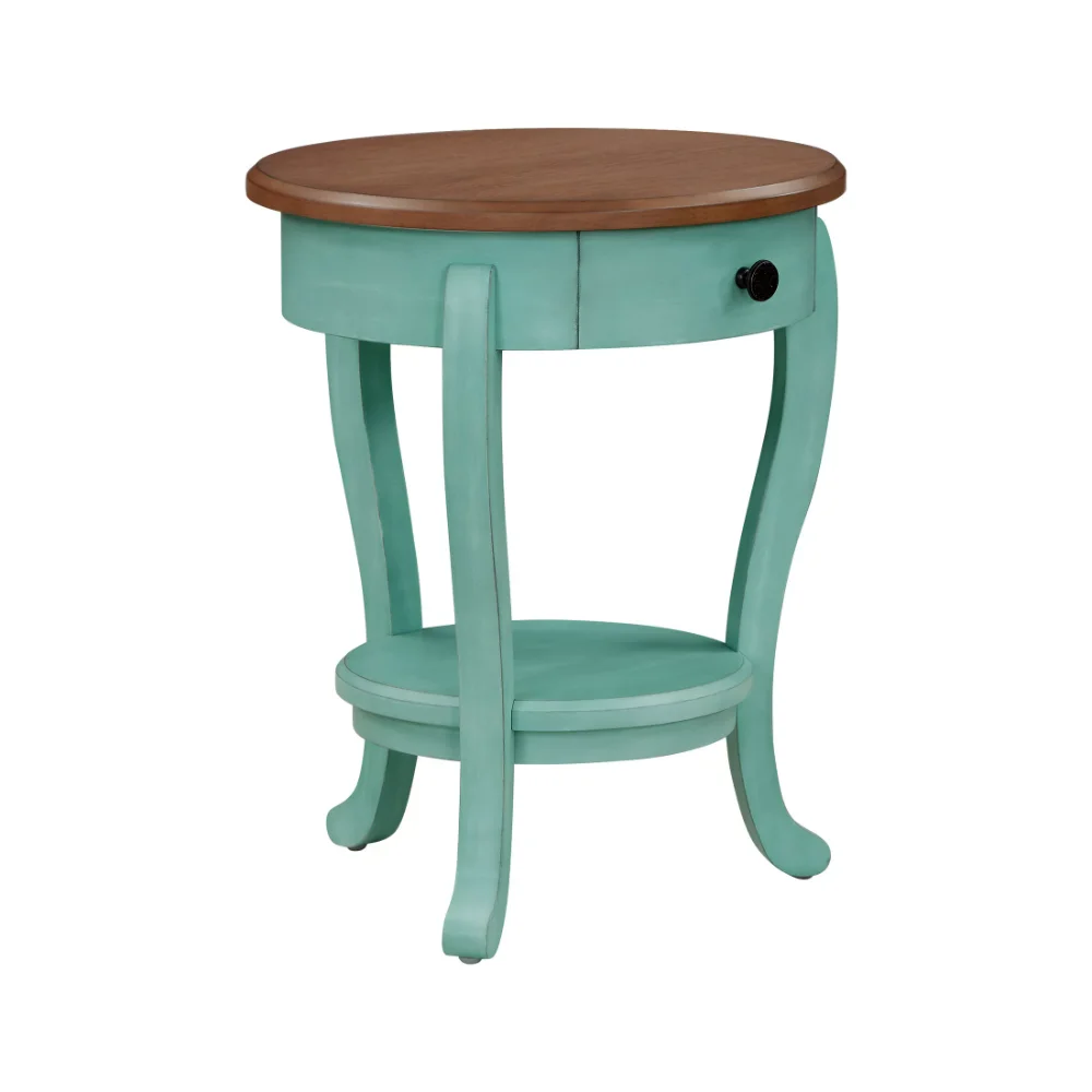 

End Table, Teal