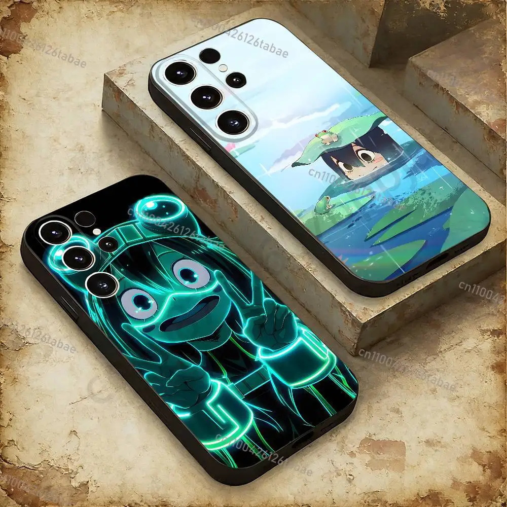 Фото Чехол для телефона Anime T-Tsuyu Asui для Samsung GalaxyA53,51,72,73,31,30,42, мягкий силиконовый защитный чехол для телефона №1