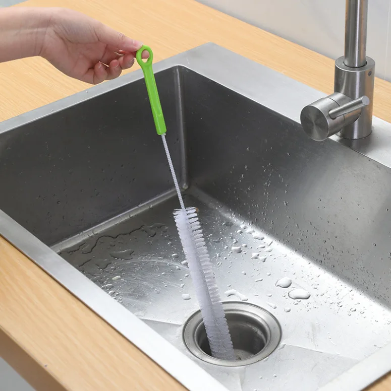 

47/70CM Pipe Unclogging Brush Bathroom Hair Sewer Sink Cleaning Brush Flexible Cleaner Sewer Blockage Plug Hole Cleaner Tool