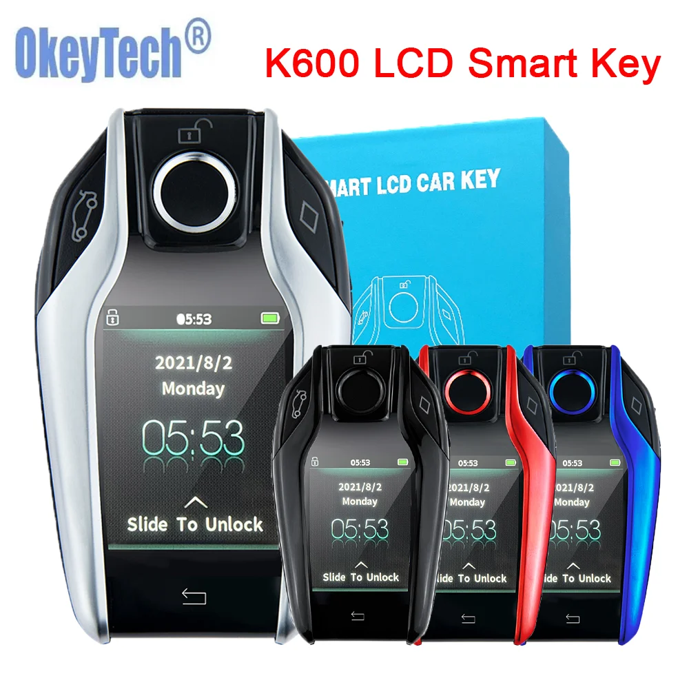 

Universal Newest K600 Keyless Entry Modified Smart Remote Key LCD Screen For Mercedes For Bmw For Audi For Kia English Version