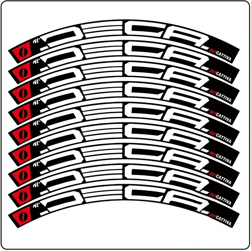 Mountain Bike Sticker width 20mm Road Wheel Decal MTB Rim Decals 24 26" 27.5" 29" 700C Cycling Stickers Film Bicycle Accessories images - 6