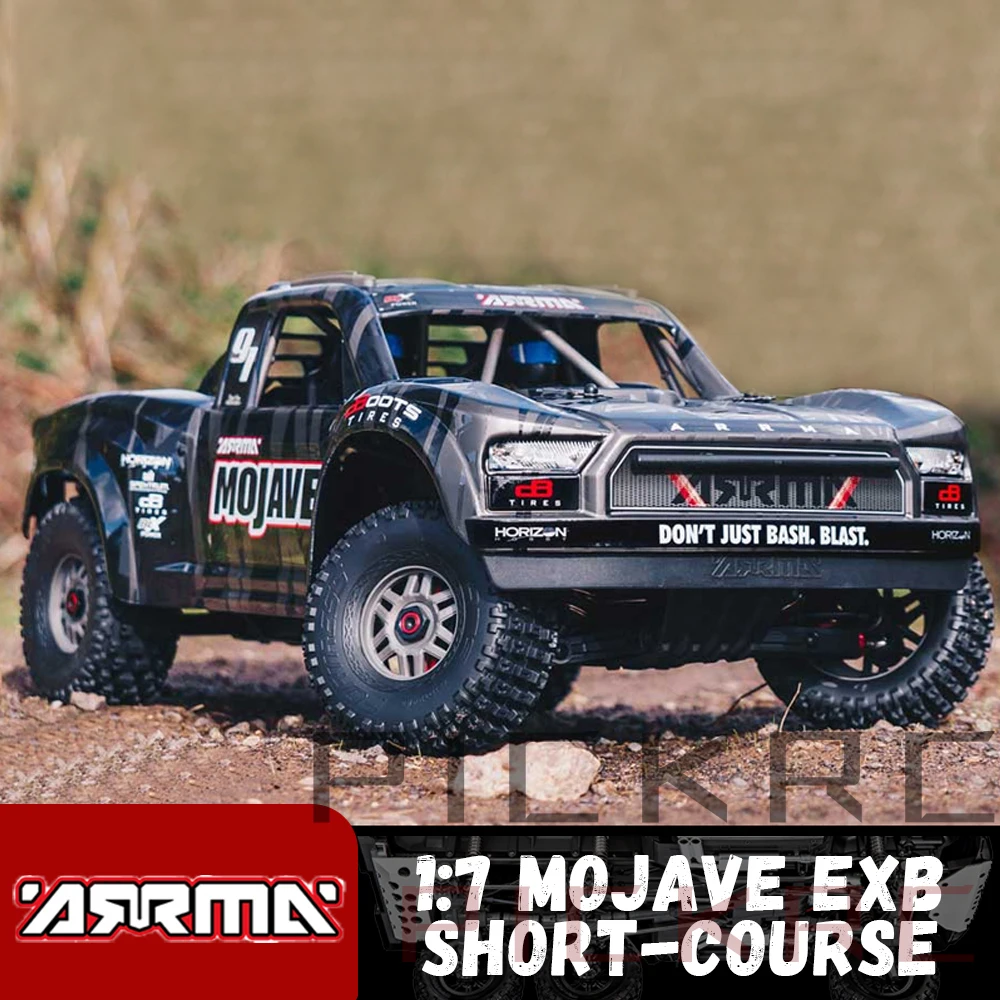 ARRMA Mojave Новинка 1/7 Mojave EXB обновленная версия Радиоуправляемый автомобиль с дистанционным управлением 4WD 80 км/ч электрическая модель рамка для короткого хода грузовика ARA7204