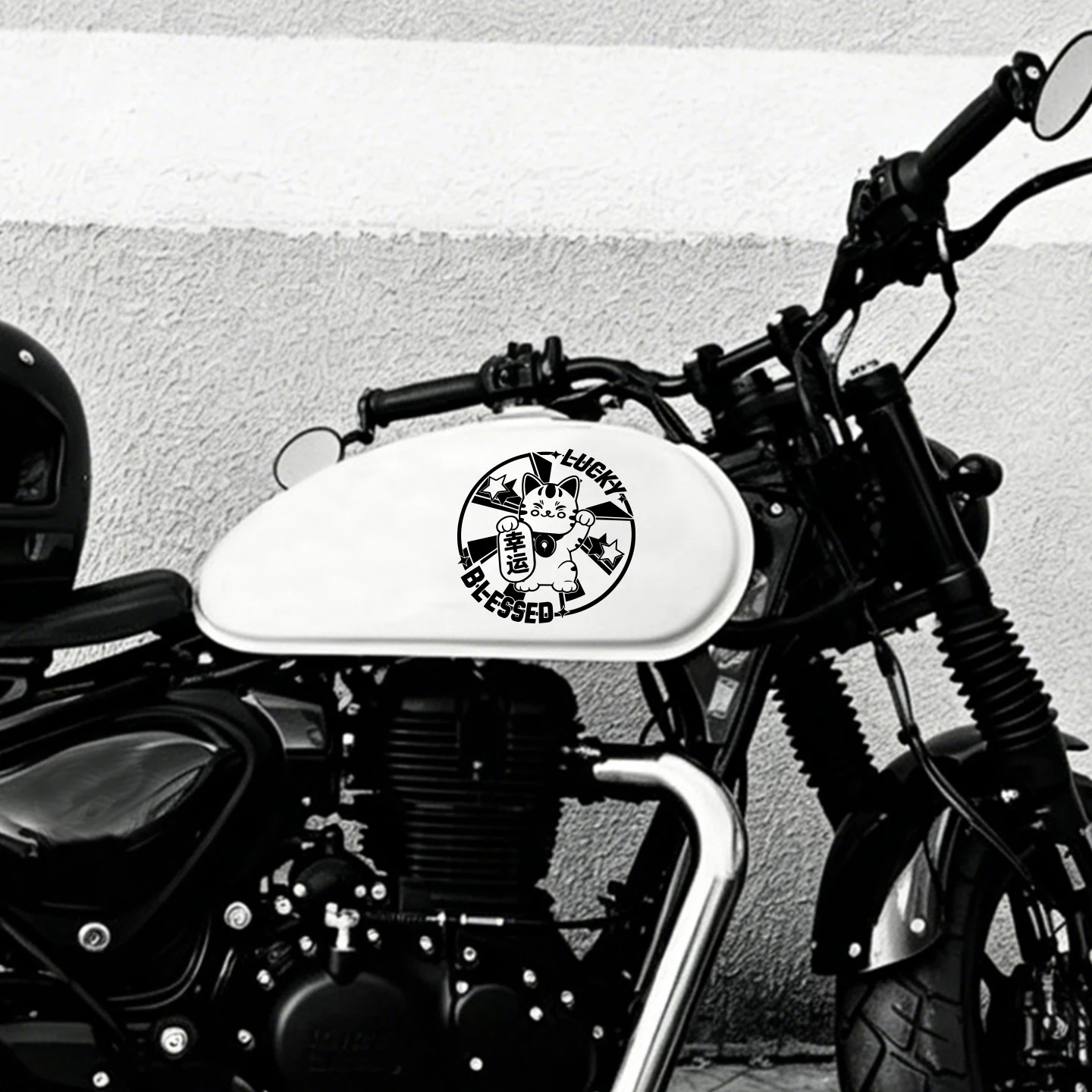 Фото Водонепроницаемая наклейка Lucky Cat JDM - виниловая наклейка для автомобиля, мотоцикла и грузовика №3