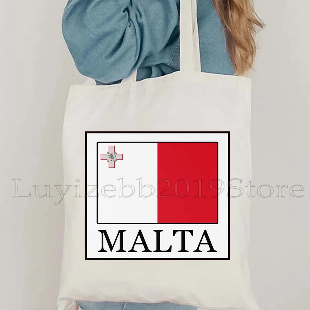 Винтажная валетта флаг Мальты карта остров слова Карта путешествий мальтская