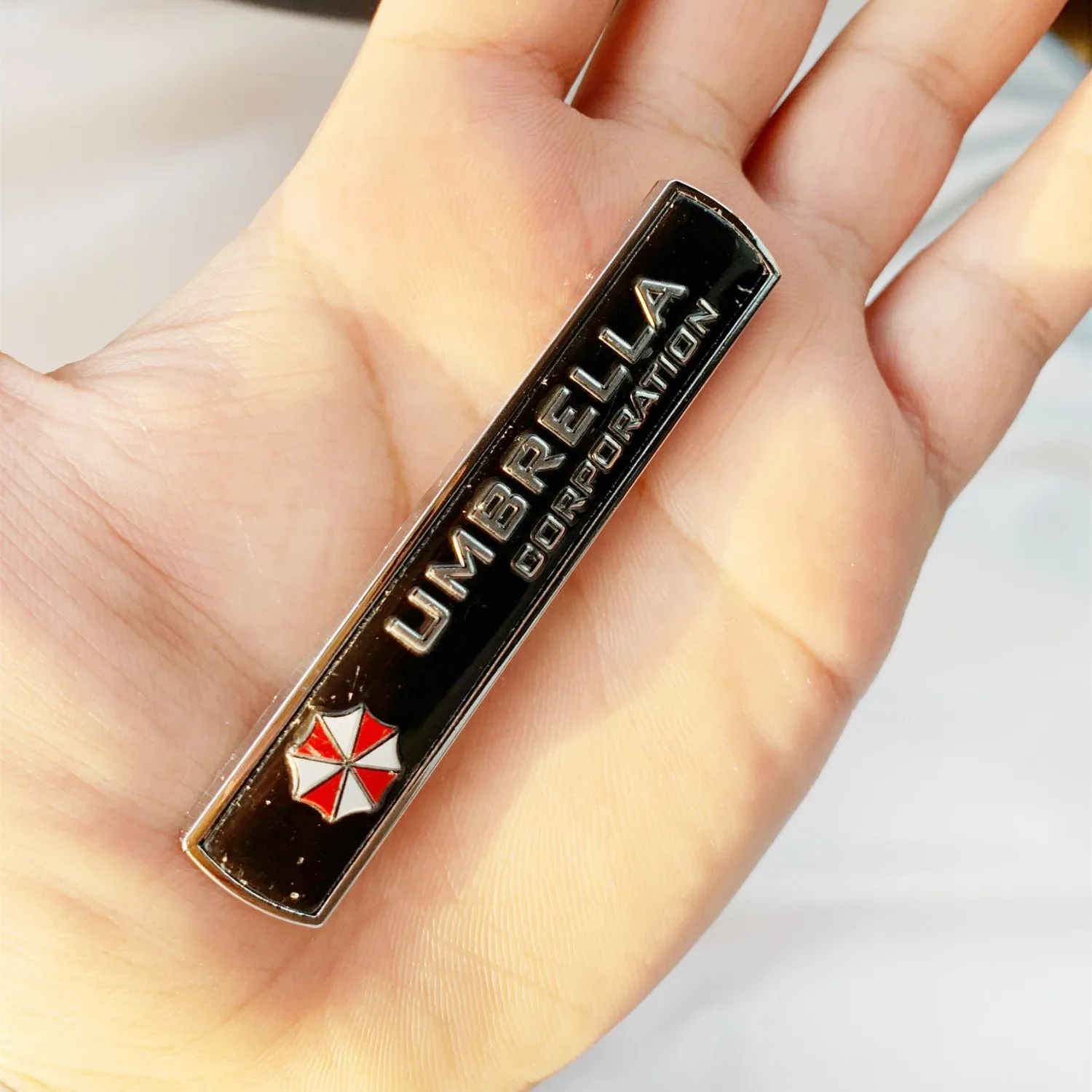 1 шт. Стайлинг автомобиля 3D зонт из алюминиевого сплава корпорация автомобильные