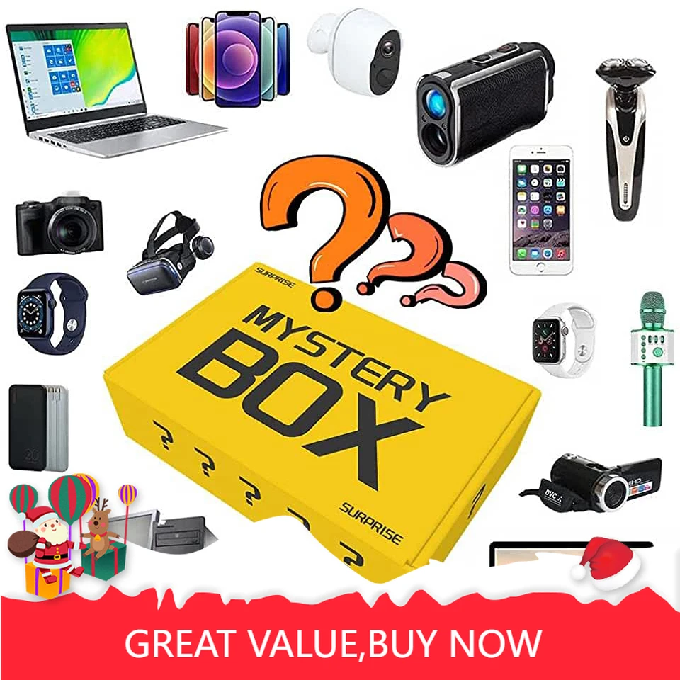 

Top Brand Mystery Box Blind Box Electronic Best Gift Random Interesting and Exciting Lucky Boxs Surprise Birthday Gift