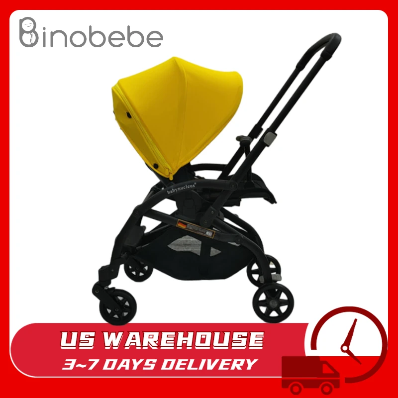 Lightweight Baby Stroller Travel Portable Pram Infant Trolley 0~36 Month Baby Stroller Can Bring On Board Two Way Pushchair