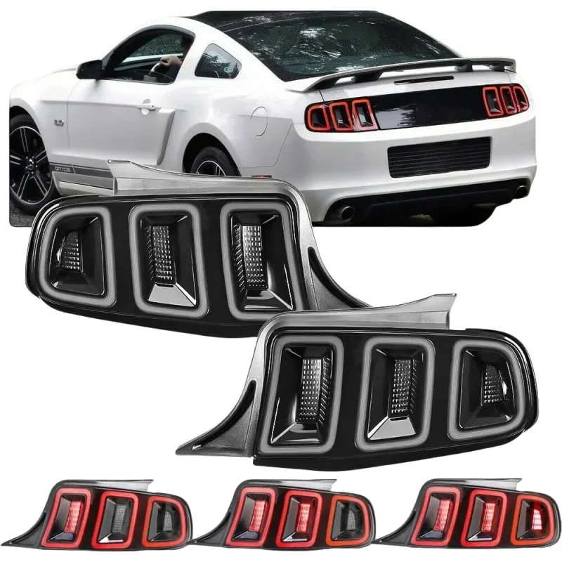 Фото 1 пара 2 задних стоп-сигналов, задний фонарь, стоп-сигнал для Ford Mustang 2010 2011 2012 2013 2014 №1