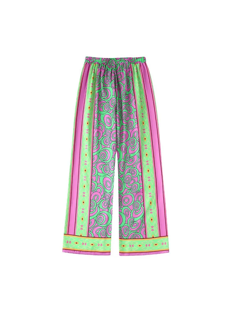 

Elegant Cropped Loose Pants & Capris