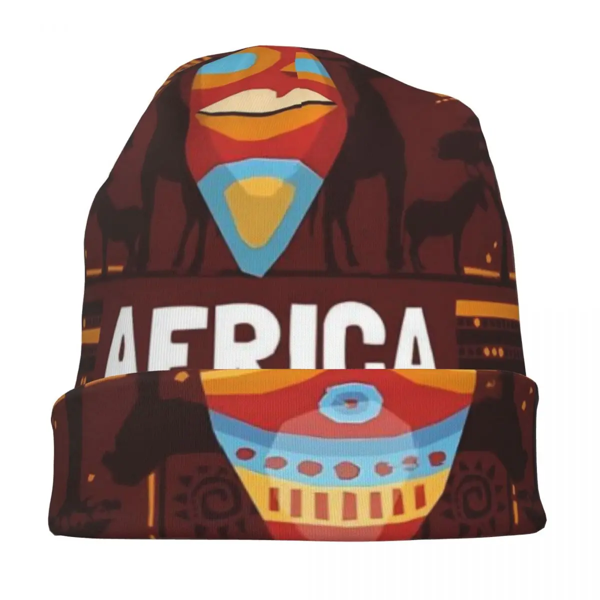 Шапки-бини Дашики винтажные шапки с африканским принтом для мужчин и женщин