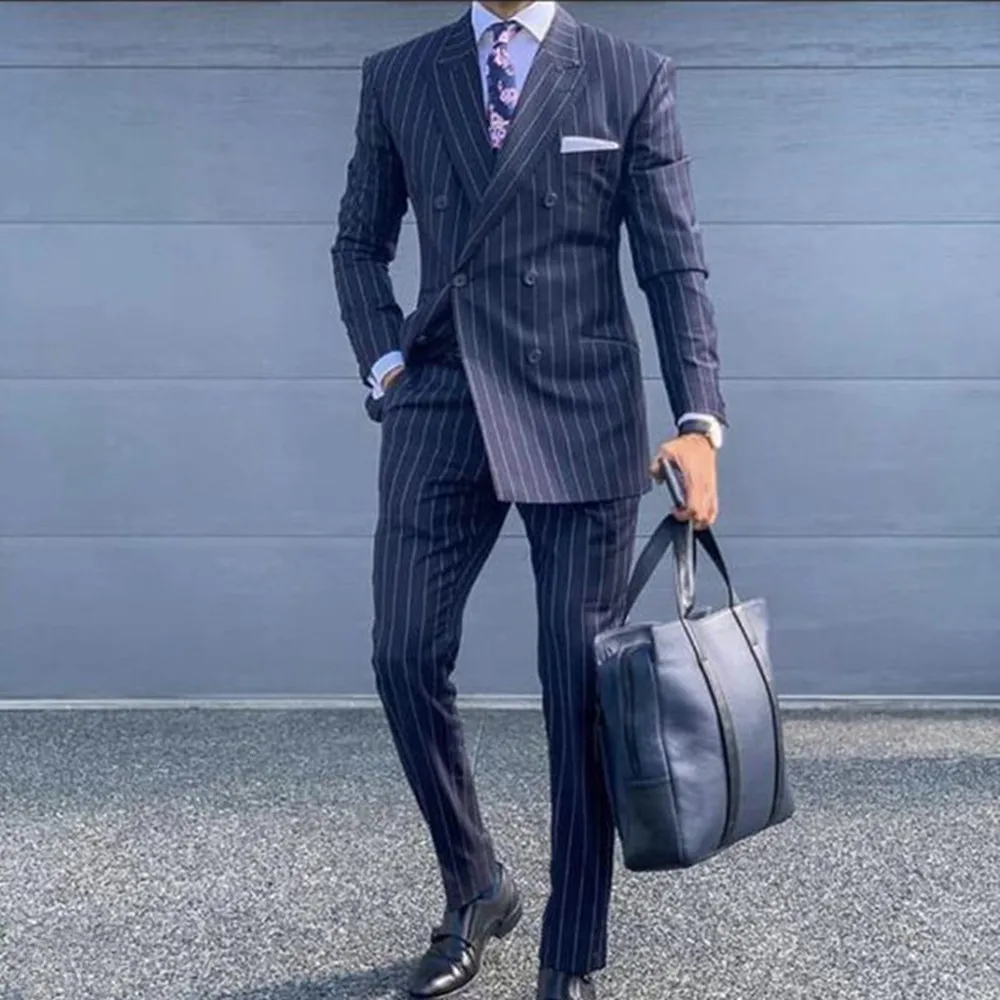 For Men Slim Fit Men Blazer Jacket Pants 2 Piece Costume Homme 2022