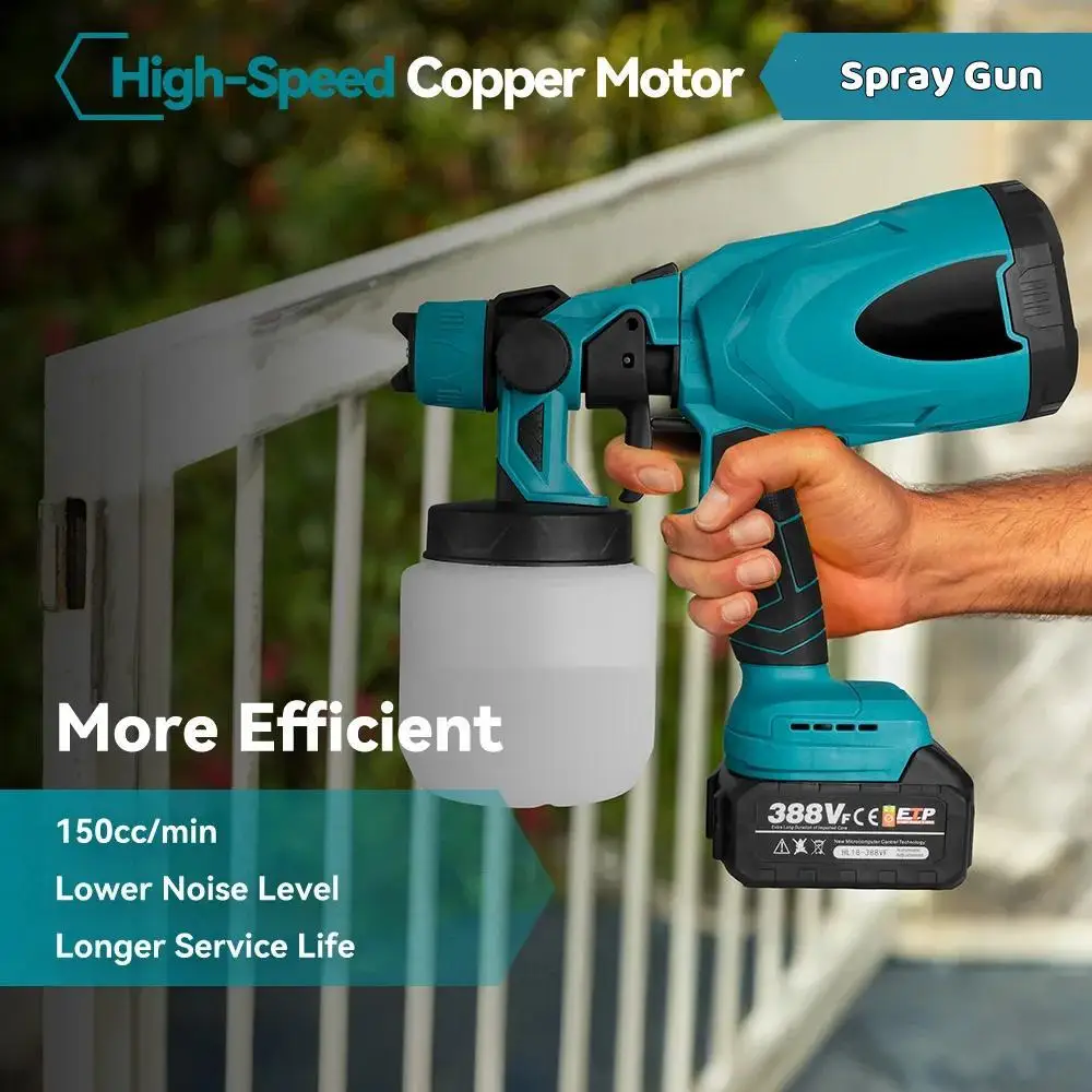 Беспроводной Электрический распылитель краски Makita 800 мл 18 в