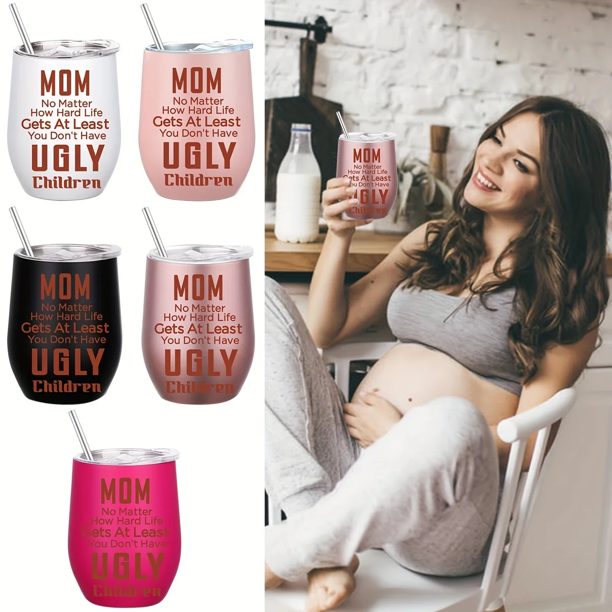 Мерцающая двухслойная пивная кружка U-образной формы 12 унций с плоским дном для